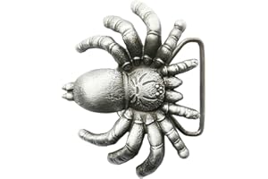 JEAN'S FRIEND New Vintage Sculpting Spider Belt Buckle Fibbia per cintura