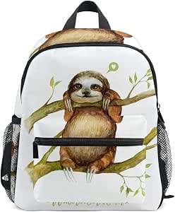 WowPrint - Zaino per bambini con motivo bradipo sull'albero, per bambini e  bambine : Amazon.it: Valigeria