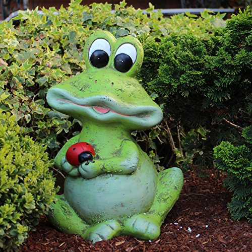 Gartenfrosch Deko Figur 41cm Garten-Figur Deko-Frosch Groß Für Den Garten - 3