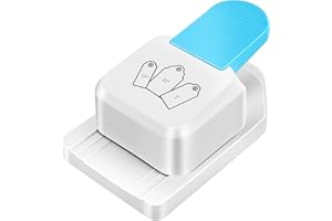 LITTLEDUCKLING 3-in-1 Corner Rounder Punch DIY Handmade Paper Craft Tag Cutter for Scrapbooking Cards and Arts with 1.5in, 2in, 2.5in Small Holes
