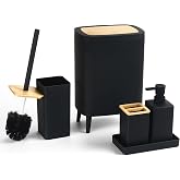 Set di 7 accessori da bagno in pietra arenaria naturale