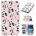 Produktbild Hozor Samsung Galaxy S6 / SM-G920F 5.1 zoll Hülle Gemalte Erleichterung Drucken Design PU Ledercase Tasche Schutzhülle Anti-scratch Magnetverschluss Telefon-Kasten Handyhülle Bookstyle Handycover - Panda