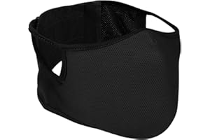 Qavctw Masque de tir Tactique Pliable Airsoft en Silicone Respirant Oreilles Libres Demi-Visage Masque Militaire en Maille pour tir, équitation, Escalade, Paintball, Chasse