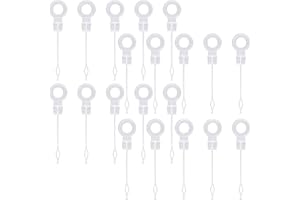 IRYNA Confezione da 20 stantuffi per frigorifero, universale, per frigorifero, con foro di scarico, congelatore, sbrinatore, 10 cm, per pulizia del foro di scarico del frigorifero, confezione da 20