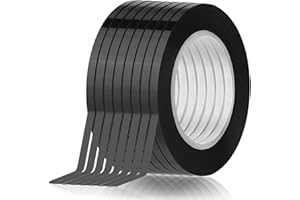 ASTARON 8 szt. taśma graficzna taśma do tablicy suchościeralnej kratka taśma do biura szkoły, czarna 3 mm