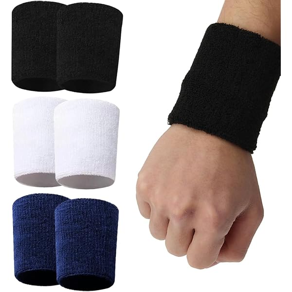 Polsini Da Palestra Assorbisudore - 5 Pezzi Per Uomo E Donna, Ideali Per Tennis, Palestra E Corsa - Foto 11