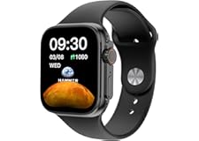 Hammer Pulse X 1.83" Display Smart Watch with Bluetooth Calling, Voice Assistant & 60+ Sports Modes, SpO2, Heart Rate Trackin
