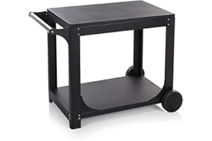 FireFriend BQ-6325 Carrello Supporto per Barbecue, Ideale per BBQ a Gas, Spostabile con Ruote, Resistente