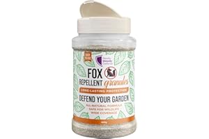 READY STEADY DEFEND Fox Scent-Masking Granules for Outdoor Areas – 400g Garlic Formula to Disrupt Fox Scent Marking – Helps Discourage Visits – Covers Up to 200m² – Easy Garden Use
