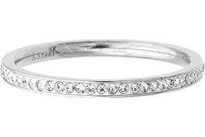 Colours & Beauty Anello Fedina Donna in Acciaio Inossidabile Color Argento | Anello Fidanzamento Donna Steel | Ferma Anello | Ferma Anelli Argento | Riduttore Anello | Anello Falange Nocca Pollice