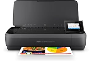 HP OfficeJet 250 Mobile AIO Jet d'encre A4 WiFi Noir – Imprimante Multifonction Jet d'encre Thermique, 600 x 600 dpi, 600 x 600 dpi, A4, 216 x 356 mm, Couleur