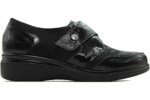 Pitillos - Blucher,mocasín,Zapato con Tira adesiva,Casual,Piel y Tela,Plantilla Extraible,Deportivo,Sneaker para: Mujer