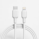 Coverzone Type-C to Lightning Şarj Kablosu 3 Metre Hızlı Şarj ve USB Veri Aktarım Kablosu, High Speed Charging Destekli Uzun 