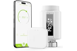 Maxcio WLAN Heizkörperthermostat Set, Smartes Heizung Thermostat Digital mit Hub, kompatibel mit Amazon Alexa, Google Home - Heizkosten sparen