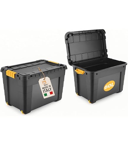 Scatola Portaoggetti Pieghevole Con Ante E Ruote: 65x39,5x105,5 Cm, 3 Pezzi, In PP, Grande Capacità Per Casa E Auto