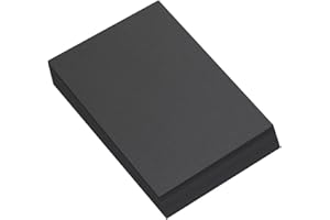 BCREATIVETOLEARN Ser creativo papel de azúcar (tamaño A4), color negro, color negro