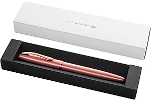 Pelikan® Pióro wieczne Jazz Noble Elegance | Stalówka M | Na atrament Tusz | Elegancki Design | Biuro Szkoła Studia Praca | Do pisania Kaligrafii Komfortowe i Gładkie pisanie | Rose