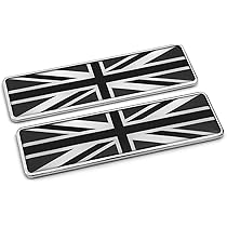 42mm Decal Union Jack & Chequered Flag Sticker – 42mm Diameter, High Gloss Domed Gel Decal, UK Made High Gloss Domed Badge Sticker - Foto 10