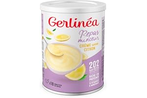 Gerlinéa - Crème Repas Minceur - Substitut de Repas Complet et Rapide - Saveur : Citron - 540 g