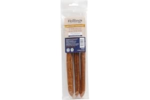 Hollings Chicken Sausages Dog Treats, Delicious, Nutritious Air Dried Chews for Adult Dogs, Made with 100% Natural Ingredients (Pack of 3)
