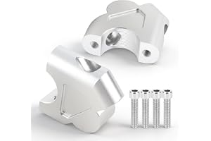OUKENS Motorcykel Styrstång, Passar till R1200GS R1250GS, Aluminium, Styrstång Klämmonterad adapter