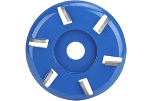 XJKLBYQ Disco de recorte de pezuñas, herramienta de reparación de pezuñas eléctricas, herramienta de cuchillo Nipper de pezuña de aluminio, placa de disco de molienda de recorte de pezuñas con 6 cuchillas pa