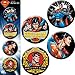 Produktbild SUPERMAN Asstorted Action 4 Pieces Button Taste Set, Officially Licensed DC Comics Superhero, Originals SUPERMAN Assorted gemischtArtwork KunstwerkButton Taste Set - 1.25" Each jeder