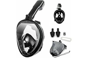 WEISIPU Snorkel Mask Anti Fog Full Face Swimming Diving Scuba Goggle Mask for Adult Kids