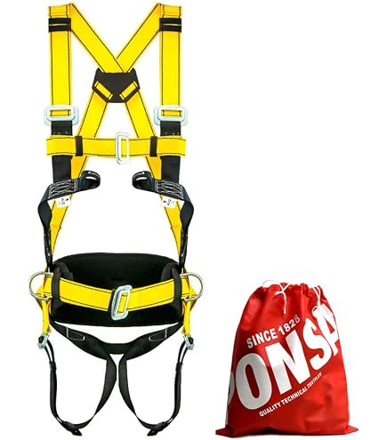 Kit Anti-Chute Complet FLG Safetytec - Sangle + Lien 10m + Boucle 2m, Travaux En Hauteur - 6