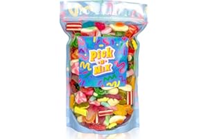 SWEET TREAT GIFTING CO. 1kg Pick & Mix Sweets - Classic Retro Candy Selection - More than 20 Different Sweets
