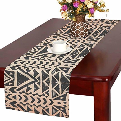 Zenzzle Table Runner 16in*72in print with graphic Tribal mexican pattern