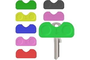 PRINT IT UK 8 Pack Keywing Key Turner Aid – Ergonomic Key Extender for Arthritis Relief, Rheumatoid Arthritis Aid, Senior Living Helper & Easy Grip Gadget for Weak Hands