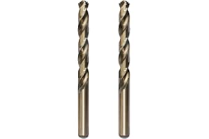 STROTON Punte metriche M42 8% cobalto per acciaio inossidabile e metallo duro (8,5 mm x 2 pezzi)