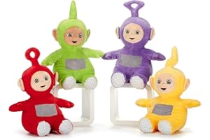 GENÉRICO Peluche Dinotoys Teletubbies Po, Tinky-Winky, Laa-Laa, Dipsy 26cm (Set de 4 Teletubbies)