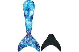 NAITOKE Costume da Sirena per Bambina Coda Sirena Bambin