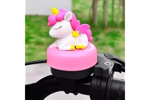 SHIRYLZEE Bike Bell Kids Bicycle Bell with Loud & Clear Sound Alloy Kids Bike Bells for Scooter Road and Mountain Bikes Accessories Fits 22mm Handle