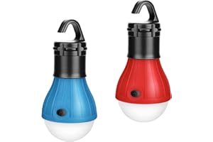 Eletorot Lampada LED da Campeggio,Tenda LED Light Lanterna Lampada Portatile Resistente Esterno Tenda Lampada per il Campeggio, l'escursionismo, la Caccia, il Backpacking (Confezione di 2)