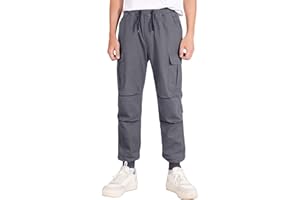 LAUSONS Pantaloni Cargo Jogging da Bambino con Tasconi