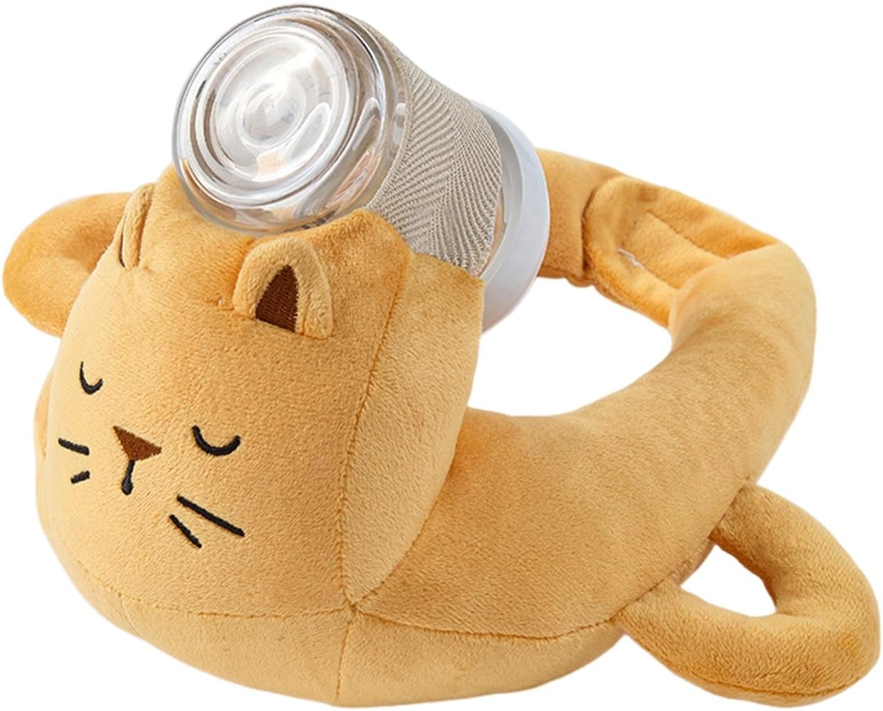 Newborn Bottle Feeding Pillow, Adjustable Bottle Feeding Support Pillow, Baby Bottle Support Pillow, Ergonomic Design To Relieve Wrist and Arm Stress(Lion)