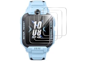 GIOPUEY Folia ochronna na ekran do imoo Watch Phone Z7, [4 opakowania] Folia ochronna ze szkła hartowanego, ochrona przed pęcherzykami, odporna na zużycie, przezroczysta