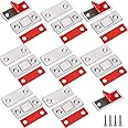Cupboard Magnetic Door Catches Jiayi 8 Pack Drawer Door Magnets Ultra Thin Wardrobe Magnet Catch Adhesive Cabinet Door Magnetic Catch Latch for Kitchen Closet Small Wardrobe Sliding Door Close