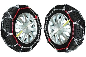 MP Essentials Sumex Husky Winter Professional 16mm 4WD Snow Chains for 18" Car Wheel Tyres - Pair (235/45 R18)