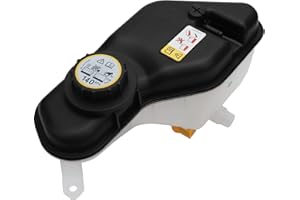 BRTEC Coolant Overflow Reservoir Expansion Tank W/Cap for 2005-2007 for Jaguar Super V8 for 2004-2009 for Jaguar Vanden Plas 2009-2010 for Jaguar XF 2010-2010 for Jaguar XFR; 2004-2009 for Jaguar XJ8