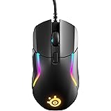 SteelSeries Rival 5 - Mouse da gioco, FPS, MOBA, MMO, Battle Royale, sensore ottico TrueMove Air da 18.000 CPI, 9 pulsanti pr