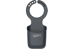 Kochblume Schwammhalter | Zur Aufbewahrung von Reinigungsschwämmen von Kochblume | Premium-Silikon & BPA frei| Hitzebeständig | Spülmaschinenfest | Farbe: anthrazit