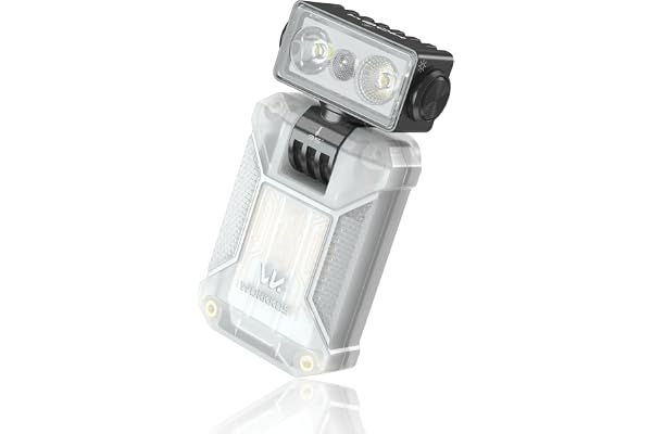 Wurkkos HD04 Mini EDC LED-ficklampa, 750 lumen superljus uppladdningsbar ficklampa, 180° roterbart huvud, 3-i-1 spot/flood/RG