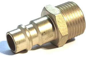 AURUM Sprzęgło pneumatyczne złącze szybkozłączka NW7,2 złączka wtykowa AG i IG (złączka wtykowa na sprężone powietrze/NW 7,2 G 1/2 na zewnątrz)