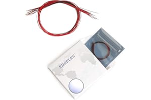 EDGELEC 20pcs Prewired 0603 White SMD LED Light Emitting Diode DC 3V Micro Litz Length 7.8in. (20cm) Soldered Mini LED Lights for DIY Manual Model Toy Decoration