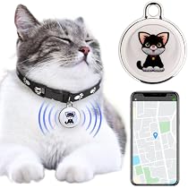 Collier GPS Pour Chat - Compatible Traceur GPS Tag - Bande Réfléchissante - Étanche IPX7 - Anti-étranglement - 5