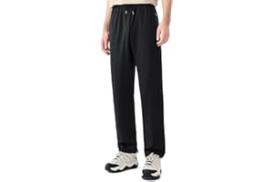 AMOMÍ Pantalón Chándal Hombre Pack de 1/2 Tela Ligera Pantalones Deportes Running Secado Rápido Cremallera Bolsillos Elástica Pants Fitness Gimnasio Gym Atletismo Transpirable Entrenamiento Sin Puño